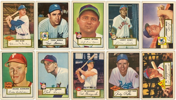1952 Topps "Low Numbers" Near Set (271/310)